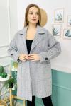 159464 Oversize Kase Astarli Ceket